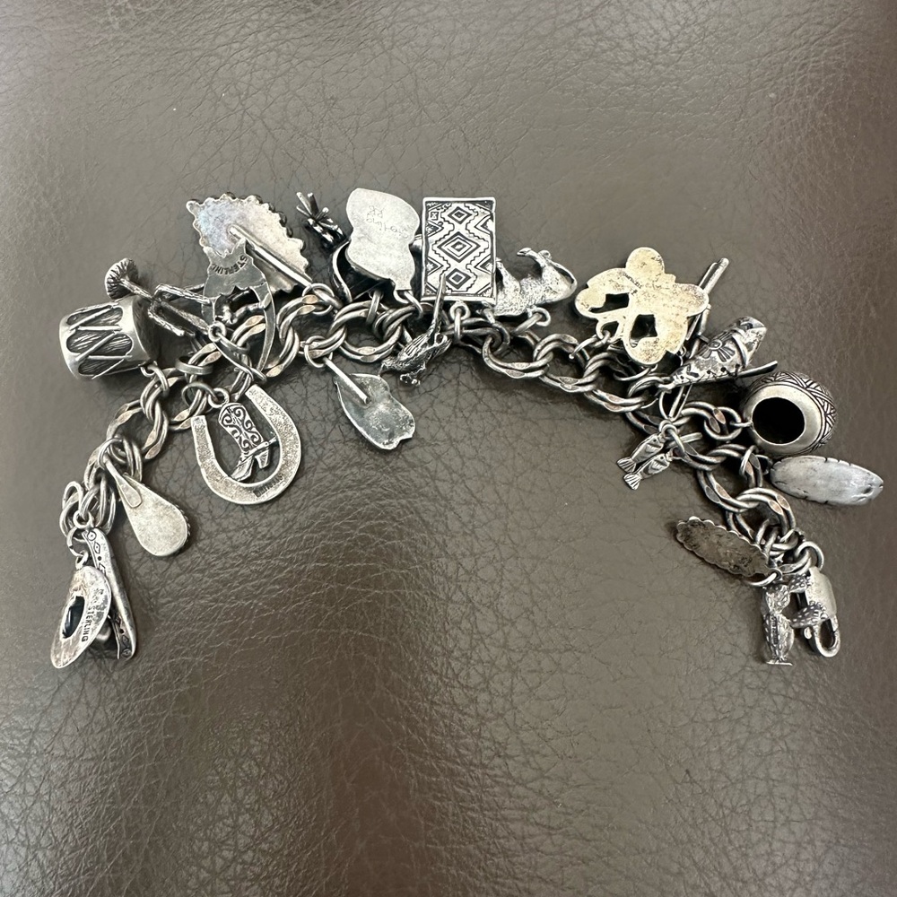 An Old Cowboy Charm Bracelet Treasure. 30%off!! - Picture 3 of 7